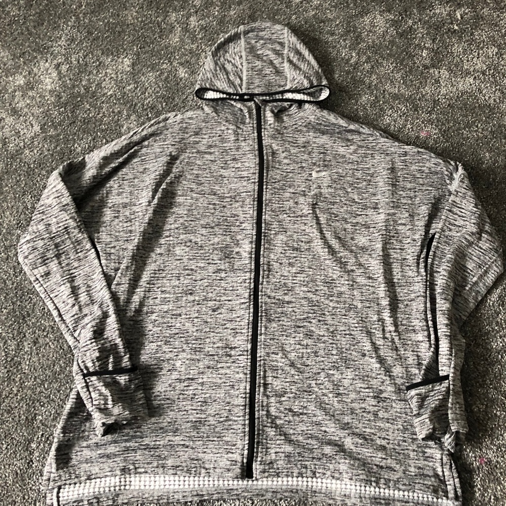 NIKE light weight training zipup hoodie